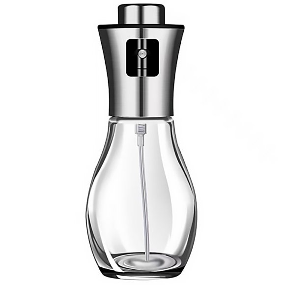 Innovador pulverizador de aceite, compañero de dieta saludable: control preciso del aceite para cocinar, ensaladas, freidoras de aire y más, pulverizador portátil, botella de vidrio transparente (200