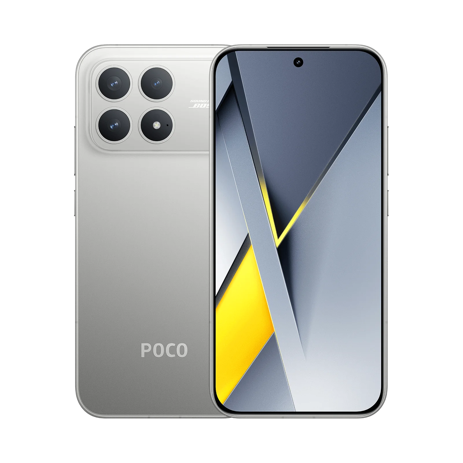 Xiaomi POCO F8 Pro Versión Global 512GB 12GB RAM Dual Sim 6.59" AMOLED Snapdragon® 8 Elite 120Hz 6210mAH 100w NFC Hypercharge,Plata