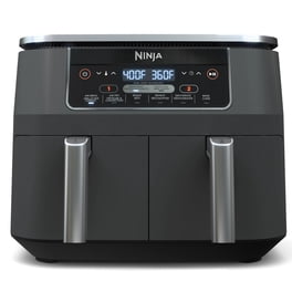 Freidora de aire Ninja Foodi Dual Zone 6 en 1 Doble Canasta 8 Litros Color Gris Obscuro