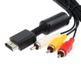 thumbnail image 4 of Cable AV de 6 Pies para PS3 / / PS1 Audio Video Estéreo de Monitor Cable Compuesto RCA, 4 of 7