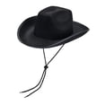 thumbnail image 3 of Sombrero de vaquero Sunnimix negro para Disfraz y Fotografía, 3 of 8