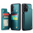 thumbnail image 1 of Funda para Samsung Galaxy A56 5G con tarjetero, tipo cartera para hombre y mujer con bloqueo RFID, de cuero resistente, con soporte y cierre magnético, a prueba de golpes para Samsung Galaxy A56, 1 of 10