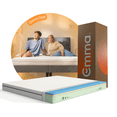 thumbnail image 1 of Colchón Queen Size Emma Comfort Plus Memory Foam Anti Movimiento 150x190cm, 1 of 9