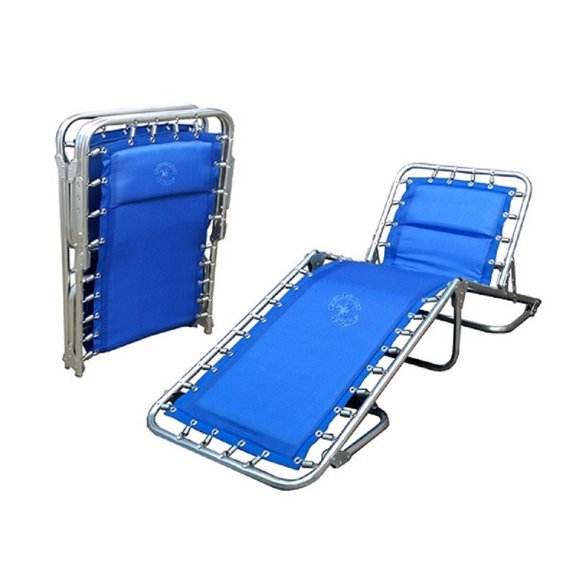 Catre Reclinable Ortopédico Lona Poliéster Azul Pegaso Pegaso KRA-L