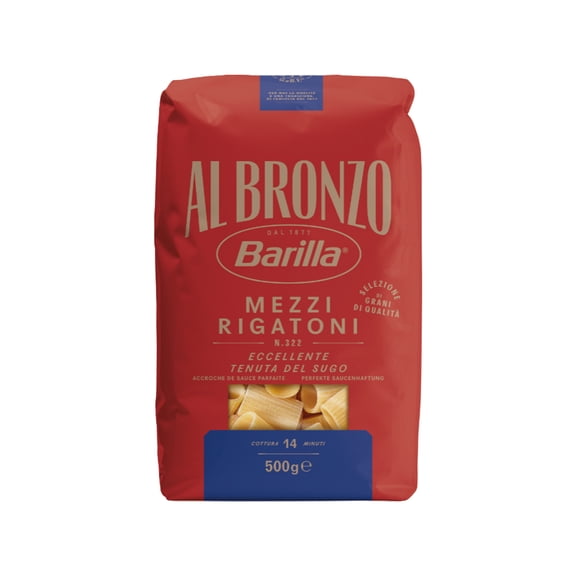 Pasta Barilla Al bronzo Mezzi Rigatoni 500 g