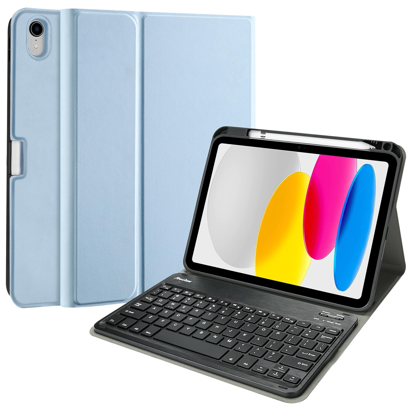 Funda con teclado ProCase para iPad 11 de 11 pulgadas 2025/ 10.9 2022
