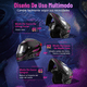 thumbnail image 2 of Casco Motocicleta Abatible Mujer Con Bluetooth + Certificado Dot + Luz Xtellar negro, 2 of 3