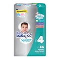 thumbnail image 2 of Pañales Bbtips Sensitive talla 4 talla grande unisex 66 piezas, 2 of 6