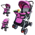 thumbnail image 1 of Carriola Reversible The Baby Shop H-B con toldo plegable 3 posiciones Rosa, 1 of 8