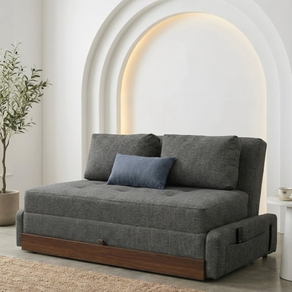 Sofá Cama Easy Living Floid Gris Oxford
