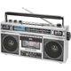 thumbnail image 4 of Radiocasetera QFX Silver Bluetooth con Conversión a MP3 y Ecualizador de 3 Bandas Am/Fm, 4 of 8