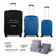 thumbnail image 3 of Juego de 3 Maletas de Viaje Rigidas Rumbo Azul 20 24 28 Pulgadas, 3 of 9