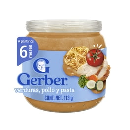 Alimento para lactantes Gerber comidita casera pollo verduras y pasta 113 g