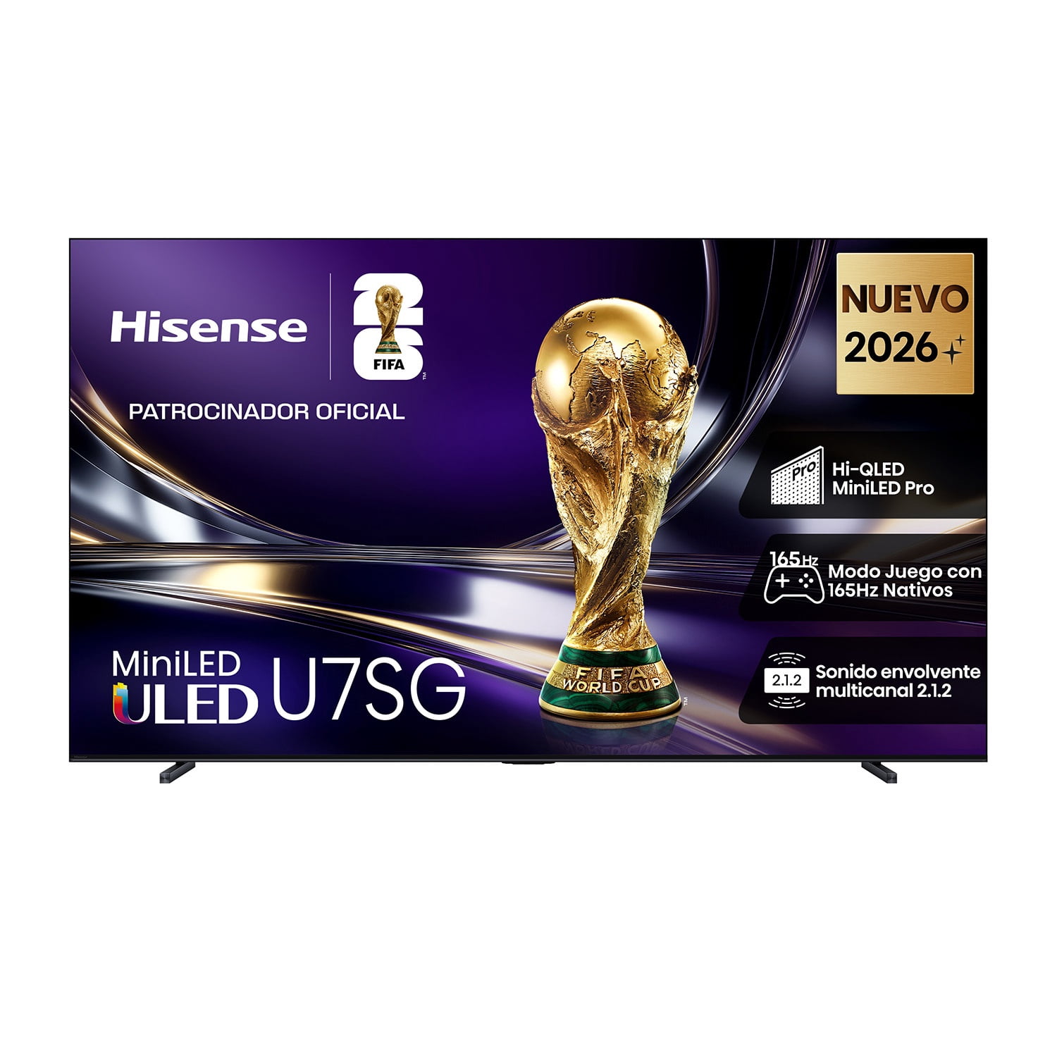 TV Pantalla Gamer Hisense de 100 pulgadas MINILED 100U7SG con sistema operativo Google TV