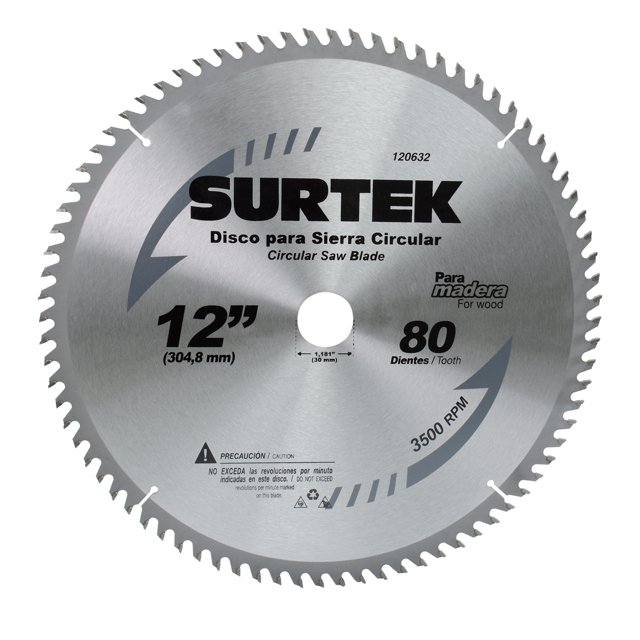 Disco Para Sierra Circular 7 1/4in 60 Dientes 120603 Surtek SURTEK 120603