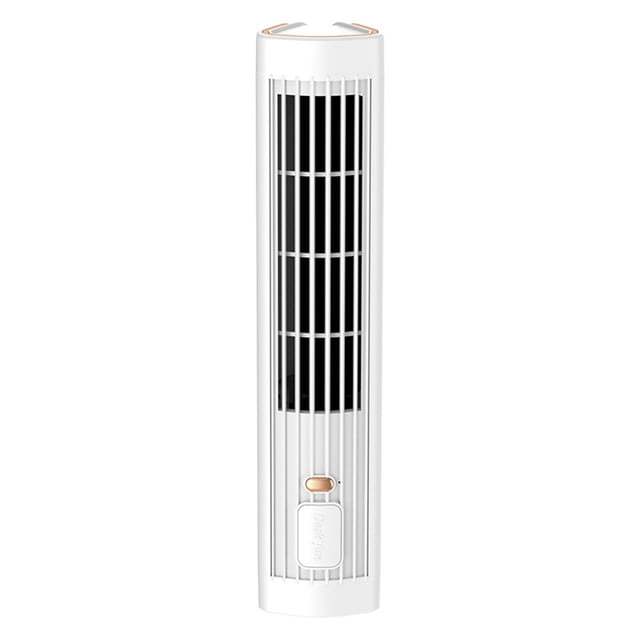 Ventilador vertical de torre con mando a distancia • Carga USB • Flujo de aire de 45° en ángulo amplio • 3 ajustes de velocidad • Batería de 1200mAh • Funcionamiento silencioso ≤35dB • Ventilador de