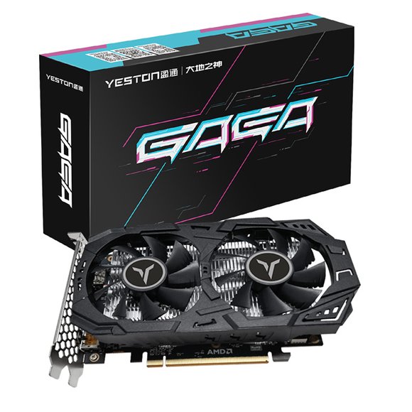 Tarjeta gráfica Yeston RX6400-4GD6 GA, memoria GDDR6 de 4 GB y 64 bits, frecuencia del núcleo de 2039-2321 MHz.
