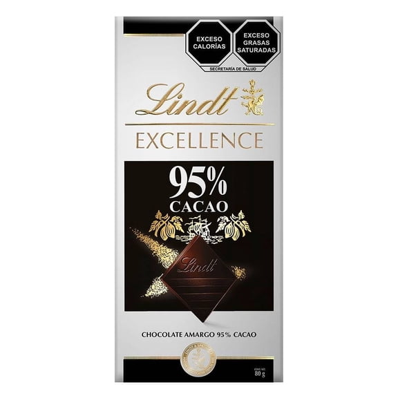 Chocolate amargo Lindt Excellence 95% cacao 80 g