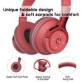 thumbnail image 2 of Cshidworld Audífonos Inalámbricos On-Ear, Estéreo HiFi con Bajos Mejorados, Modo Plegable E Inalámbrico con Cable, Audífonos Over-Ear con Aislamiento de Ruido, Micrófono y Control de Volumen para Lap, 2 of 8