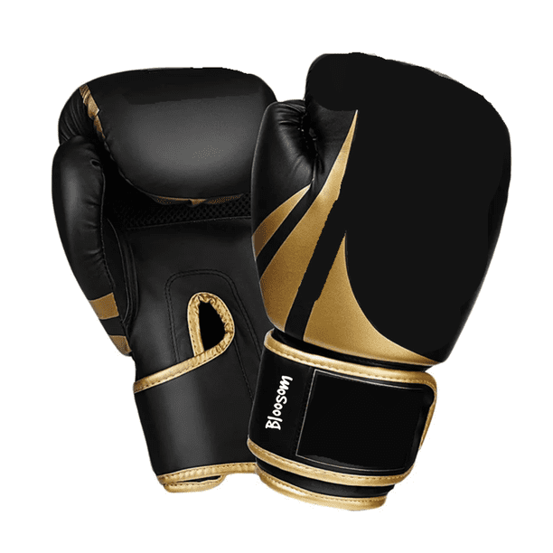 Guantes De BoxBloosom Para Kickboxing,strap Velcro Golden 8 Oz