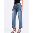 thumbnail image 1 of Jeans Dama Pantalon de mezclilla Shendy Vendy corte recto estilo straight leg jeans, 1 of 5
