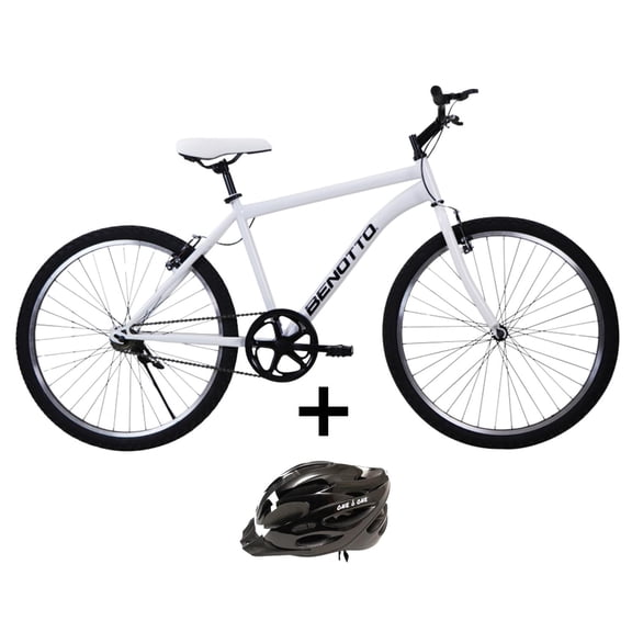 Combo Bicicleta Benotto PMO R26 Hombre 1V con Casco Talla L