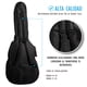 thumbnail image 2 of PAQUETE Estuche para Bajo Electrico Funda para bajo electrico  Gig bag, bajo case para trasporte y protección, color negro bordes grises + Tahali strap correa bajo cinturon seguridad rojo, 2 of 5