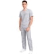 thumbnail image 3 of Conjunto Uniforme Médico Hombre Hugo GRIS GDE Filipina Pantalón Quirúrgico Cómodo scrub, 3 of 4