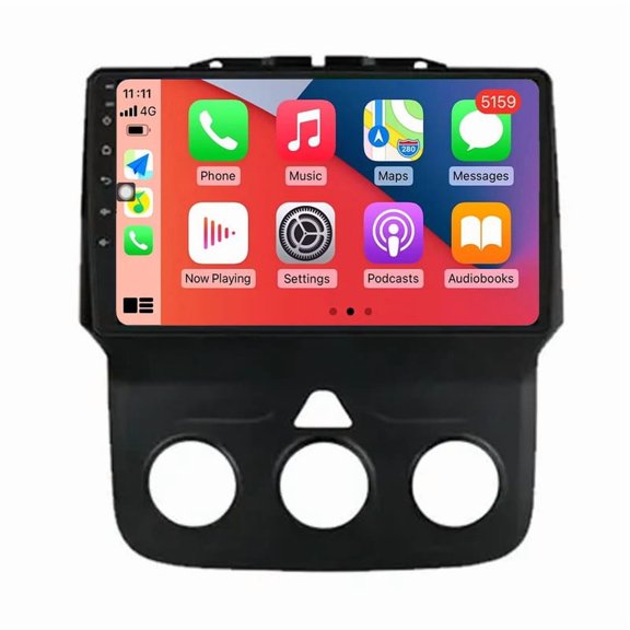 RoverOne Coche Radio Estéreo GPS Navegación Autoradio CarPlay Android Auto para Dodge Ram 1500 2500 3500 2013 - 2019