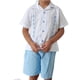 thumbnail image 4 of Guayabera para Bebé Pañalero con Short, Conjunto Mexicano de 2 Piezas para Niño, Guayabera Infantil de Manga Corta, 4 of 4
