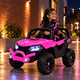 thumbnail image 5 of Carro Electrico Montable para niños con Control Remoto y Manejo Directo Auto Rosa con USB Bluetooth Luces Bocina y Musica, 5 of 6
