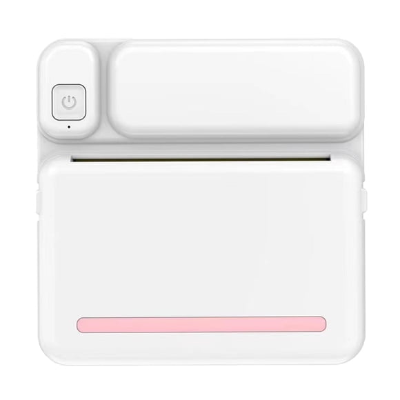 Impresora portátil de bolsillo Bluetooth para fotos en smartphones, inalámbrica para iOS y Android Rosa