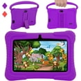 thumbnail image 1 of Veidoo Tableta Android para Niños de 7 Pulgadas, Almacenamiento RAM de 2 GB y 32 GB, Tableta de Aprendizaje para Niños, Parental, Tableta para Niños Pequeños con Funda de Silicona (Púrpura), 1 of 6