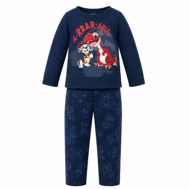 Set Pijama Paw Patrol para Bebé, Manga Larga Azul Talla 3, 2Piezas