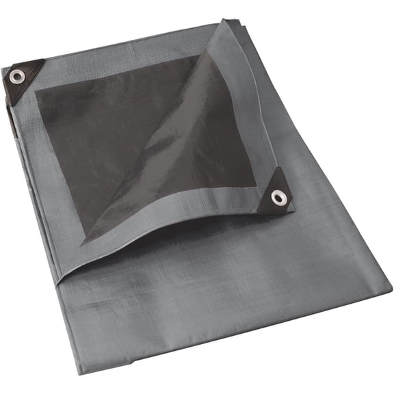 Lona Impermeable Polietileno Reforzada 6 x 6 m Surtek Gris