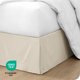 thumbnail image 5 of Faldón de cama cepillado doble Bare Home Colección Premium 1800 color arena 15 pulgadas Tamaño completo, 5 of 5