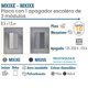 thumbnail image 2 of Interruptores Escalera Grandes Inoxium1ESilver 5Pzas Apagador Escalera 125-250VCA 10A 50/60Hz Plateado Acero Inoxidable/, 2 of 4