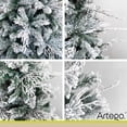thumbnail image 3 of Árbol de Navidad Nevado Norway spruce con rama seca flocked snow Artego  incluye maleta - 220cm, 3 of 8
