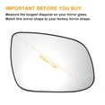 thumbnail image 3 of Reemplazo de vidrio de espejo retrovisor derecho calefaccionado blanco único para KIA Ceed 2009-2012, 3 of 6