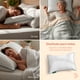 thumbnail image 5 of 4 Pack Almohadas Dreamlab Cloud Pillow, Funda Bambú, Altura Ajustable, Memory Foam y Microfibras, Hipoalergénica, Certificaciones, 4 Pzs Estándar (45cm x 64cm), 5 of 9
