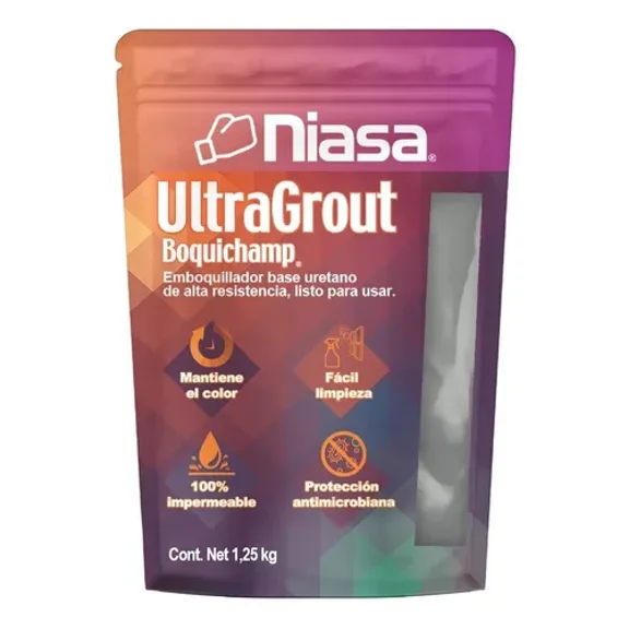 BOQUILLA ULTRAGROUT GRIS 1.25 KG NIASA