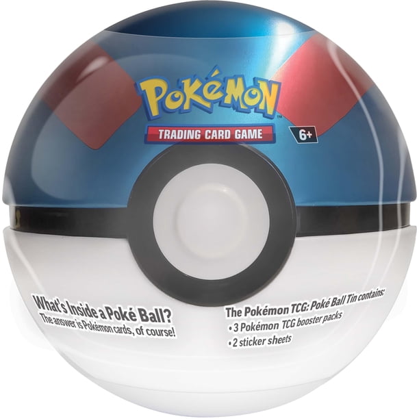 Pokémon TCG Lata de Poké Ball Q4 con Sobres