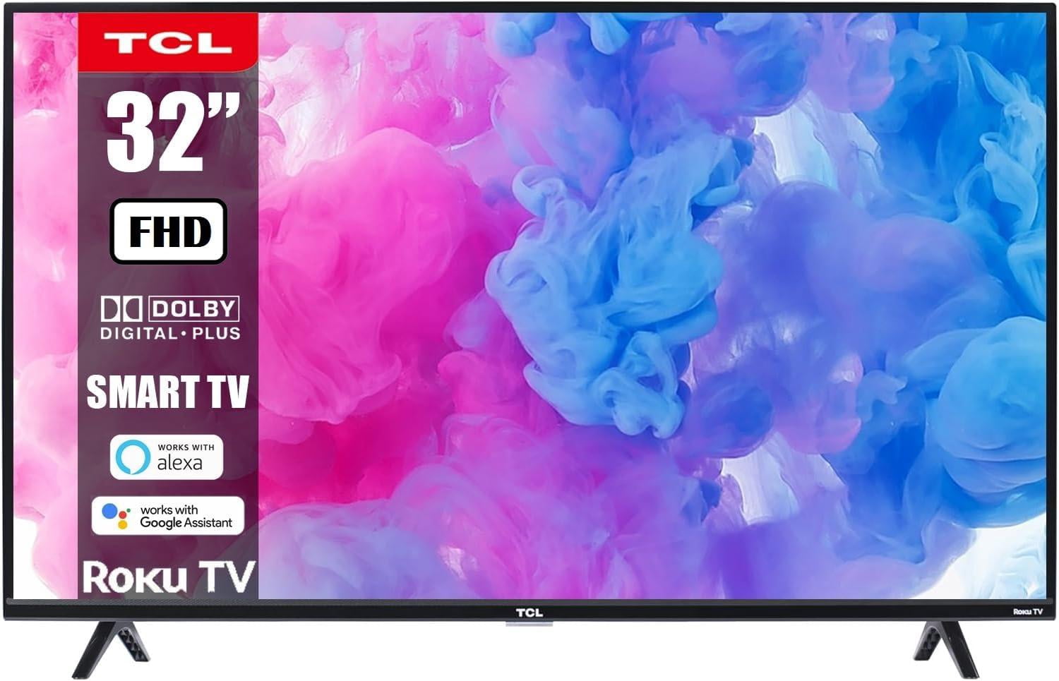 Televisión LED Smart TCL 32 Pulgadas 720p Serie 4 Class Reacondicionado Compatible con Alexa y Googl