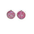 thumbnail image 4 of Minnieouse Pendientes redondos Llamativos Gotas para los oídos Galvanoplastia fina Incrustaciones de diamantes de imitación Espárragos para los oídos Ropa, zapatos y accesorios Miscelánea Rosado, 4 of 6