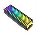 thumbnail image 2 of M.2 ARGB Radiador de Computadora 2280 SSD M2 Radiador PC RGB M.2 Nvme Enfriador Disipador de Efecto Abismo Sin Fin,Negro, 2 of 10