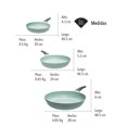 thumbnail image 2 of SET DE 3 SARTENES JADE PAN 20 24 Y 28 CMS Con Recubrimiento de Jade, 2 of 6