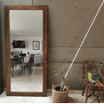 thumbnail image 3 of Espejo de Cuerpo Completo 180 x 60 cm con Marco de Madera Nogal | Espejo Decorativo Rectangular para Recámara y Vestidor | Keller - Espejos Mx, 3 of 5