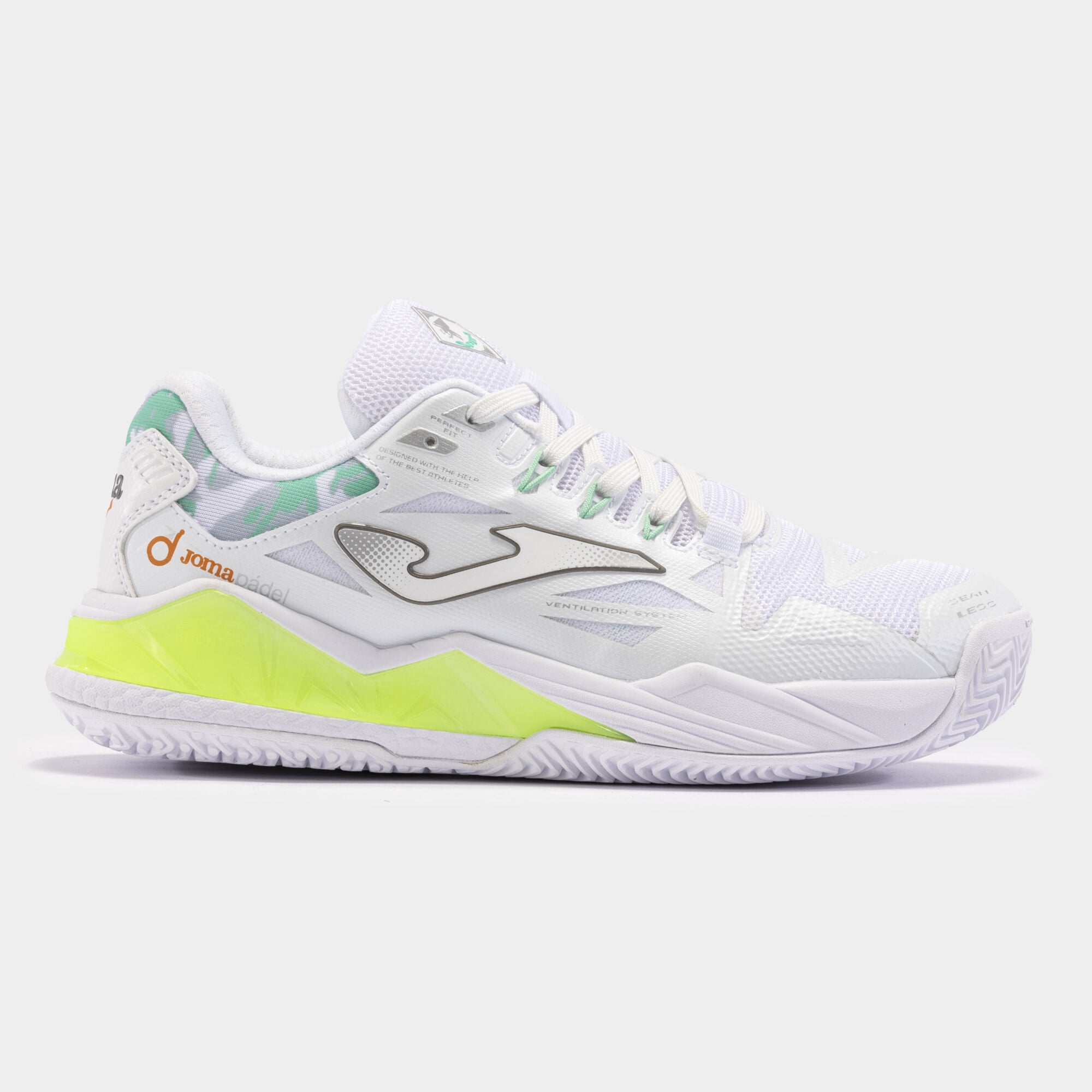 TENIS JOMA SPIN LADY 2402 TSPINW2402OM MUJER 26.5 BLANCO