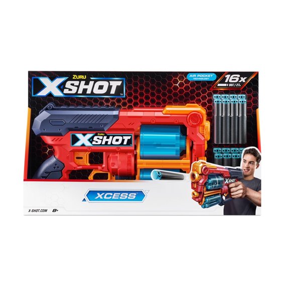 Lanzador X - Shot XCESS con 16 dardos