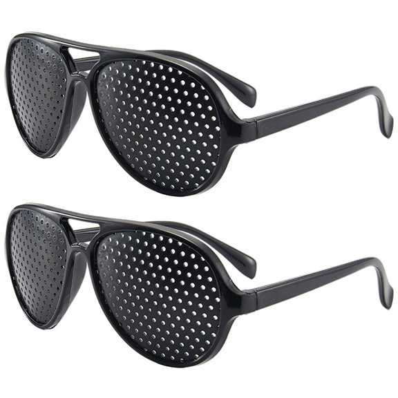 2 uds gafas para mejorar la visión gafas estenopeicas gafas de protección de marco completo